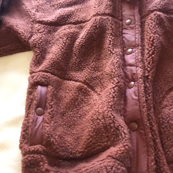 Cozy rust womans Jacket - Picture 3 of 13